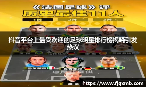 抖音平台上最受欢迎的足球明星排行榜揭晓引发热议
